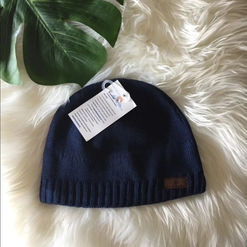 Unisex Blue Beanie Hat